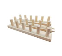 Oshhni Telar de Gruesas, Tablero Tejido a Mano, decoración del hogar, de Tejido de Madera expandible para Tejer a Mano con Ganchillo para, 3 Secciones