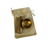 Oshhni Tibetanos tazones de canto se colocan un tazón de sonido tibetano con tazón de meditación versátil con martillo mazo para meditación de, Type B