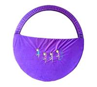 Oshhni Tota de aro de Gimnasia, Organizador de Equipos, Bolsa de aro de Ejercicios, Bolsa de Anillo de obstáculos para espectáculo, Concierto de Competencia, Violet M