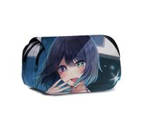 Oshi no Ko - Estuche para lápices para estudiantes, diseño de figura Ai de Hoshino con impresión en 3D, gran capacidad, estuche de papelería para niñas y niños, suministros escolares, Tipo 5.,