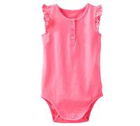 OshKosh Baby Girls Flutter-Sleeve Bodysuit Pink 12M by Carter's