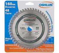 Oshlun fespro uso General hoja de sierra con ATB 20 mm Arbor para Festool TS 55 EQ y ATF 55 E, SBFT-160048