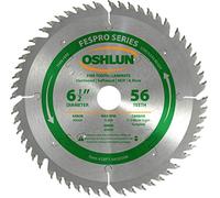 Oshlun SBFT-065056K - Hoja de sierra de 56 dientes FesPro de corte fino ATAFR con eje de 20 mm para DeWalt DWS520 y Makita SP6000