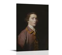 Oshua Reynolds - Póster de obra maestra clásica de Charles Carroll de Carrollton, lienzo impreso, pintura de pared, decoración moderna para el hogar, 40 x 60 cm