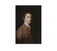 Oshua Reynolds - Póster de obra maestra clásica de Charles Carroll de Carrollton, pintura en lienzo, arte de pared, impresión moderna, decoración moderna, 60 x 90 cm
