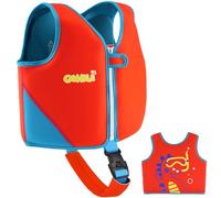 OSHYLE Chaleco de Natación de Neopreno de la Marca Premium para Niños - Flotador para el Aprendizaje de la Natación Ideal para Niños (Naranja, S(1-3))