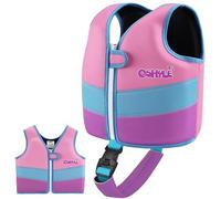 OSHYLE Chaleco de Natación de Neopreno de la Marca Premium para Niños - Flotador para el Aprendizaje de la Natación Ideal para Niños (SS-PK, S(1-3))