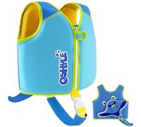 OSHYLE Chaleco de Natación de Neopreno de la Marca Premium para Niños - Flotador para el Aprendizaje de la Natación Ideal para Niños (Rays, M(3-6))