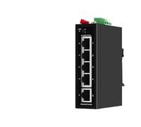 OSHZIKJII Conmutador Ethernet Industrial Gigabit PO/E/Non-PO/E de 5/6 Puertos 100/1000...*M DIN IP30 con protección máxima de BT90W(ZX500-SW1050)