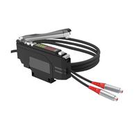 OSHZIKJII Sensor de Fibra óptica de reflexión difusa M6 con Aguja de Codo Largo, coaxial y no coaxial, 12-24 V CC, Amplificador de Fibra óptica(DP10 PNP)
