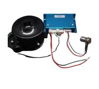 OSHZIKJII - Soplador de aire sin escobillas con atenuador 9250 DC 12 V/24 V, ventilador centrífugo, succión 9,5 kPa(DC12 V)
