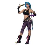 OSIAS Anime Arcane: Jinx Cosplay Costume (S)