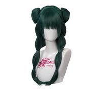 OSIAS Anime Maomao Cosplay Peluca Garden Party Ver Larga Verde Moño