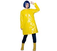 OSIAS Coraline Capa Amarilla Disfraz de Cosplay (S)