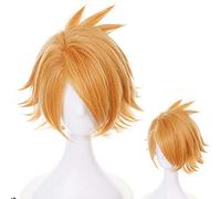 OSIAS Peluca Cosplay Anime, Peluca Fiesta Halloween, Redecilla Gratis(Kaminari Denki)