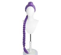 OSIAS Peluca Cosplay Movie KDH Rumi con Trenza Larga Morada