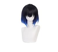 OSIAS Peluca de Cosplay de Hashibira Inosuke de Color Degradado para Hombre y Niño