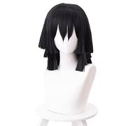 OSIAS Peluca de Cosplay de Iguro Obanai para Hombre y Niño