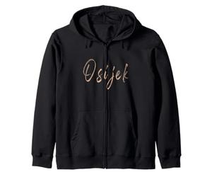 Osijek Croacia Diseño Elegante Vintage Sudadera con Capucha