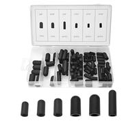 Osilly Kit de 80 Tapones de Vacío para Coche, 6 Tamaños Surtidos de Tapones de Vacío, Tapas de Extremos de Manguera, Juego Surtido para Carburador, Colector, Automotriz, 3/16'' 5/16'' 7/32'' 1/4'' 5