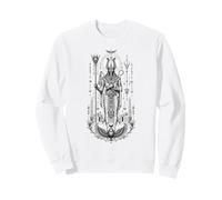 Osiris Afterlife King Antiguo Egipto Monocromo Mito Arte Sudadera
