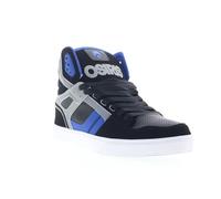 Osiris Clone - Zapatos de skate para hombre, Negro/Azul/Gris, 43 EU