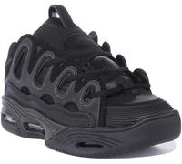 Osiris D3 2001 Chunky Sole Lace Up Mens Trainer En Rojo Negro US 6 - 12