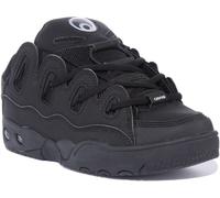 OSIRIS D3 Og Hombre Cordones Chunky Skate Zapatillas En Todo Negro Números 7-12