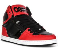 OSIRIS Nyc 83 CLK Apoyado Tacón Medio Top Patín Zapatillas Gris Negro Hombre Ru