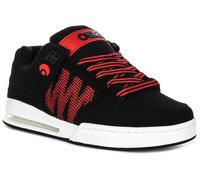 Osiris Pixel Técnico Lace Up Reforzado Para Mujeres Trainer Negro Rojo EU 37-47