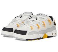 Osiris Zapatillas de skate D3 Og para hombre, Blanco/Gris/Amarillo, 44 EU