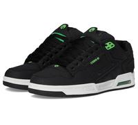 Osiris Zapatillas de skate Peril para hombre, Negro/Negro/verde, 47 EU