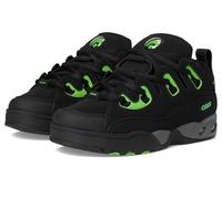 Osiris Zapatos de Skate D3 E para Hombre, Negro/Antracita/Verde, 42 EU