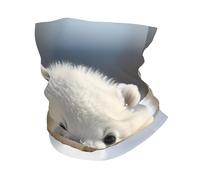 Osito Bebé Adorable Polainas De Cuello Multifuncional Pasamontañas Viento Polvo Prueba Bufanda Facial para Motocicleta Caza Correr 25X50Cm