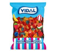 Ositos Jelly 1 kg - Golosinas Vidal con sabor frutal surtido, bolsa grande para fiestas y compartir
