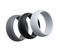 osiuujkw Banda de anillo de dedo silicona Anillo silicona único Idea regalo Estilos vida activos Joyería moda Ciclismo Trabajo Natación Boda Bandas goma