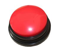 osiuujkw Botón de Sonido grabable, Divertido Juguete Interactivo de Aprendizaje Voz para Perros, Gatos, niños, comunicación Familiar, botón grabación Sonido. Este Puede su Propia