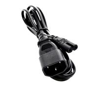 osiuujkw Cable de alimentación de CA IEC 320 C14 a C7, Calibre 2 x 75 mm, Aislamiento Cuadrado, Conductor PVC, Cobre, certificación CE 3C KC, PDU para PC, SAI, DJ, iluminación Escenario, DMX