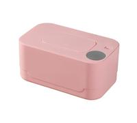 osiuujkw Calentador de toallitas portátil con pantalla digital, silencioso, duradero, dispensador de pañuelos gran capacidad para aventuras al aire libre. Calentador toallitas gran capacidad.