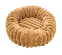 osiuujkw Cama Relajante de ratán para Perros, cojín de Felpa para Mascotas Medianas, cojín en Forma de Dona, Camas para Perros Medianas, Lavable, Divertida y Peluda, do, 40 * 40 cm