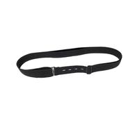 osiuujkw Cinturón de sujeción para camisas, cintura antideslizante que mantiene la camisa metida en el pantalón, cinturón formal con cierre, color negro, Negro, 2.5 x 120 cm