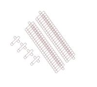osiuujkw Clip de papel para oficina, clip de metal creativo para estudiantes, hermosa decoración que hace que el tiempo trabajo sea más divertido y entretenido, clips para, Oro rosa, 2x3.4 cm
