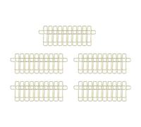 osiuujkw Clip de papel para oficina, clip de metal creativo para estudiantes, hermosa decoración que hace que el tiempo trabajo sea más divertido y entretenido, clips para, Dorado, 2x3.4 cm