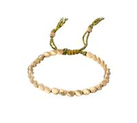 osiuujkw con cuentas Cuerda Cadena Muñequera Multicolor Multiusos Resistente a la corrosión De larga duración Multicolor Atractivo, Amarillo/Café