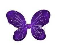 osiuujkw Disfraz de Hada Ligero para Carnaval, espectáculos, Disfraz de Mariposa para niñas, Regalo, Hada con alas, Cosplay, Disfraces Carnaval. , Púrpura , 35 x 42 cm