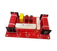 osiuujkw Divisor de Cruce de Audio, Filtro 2 Unidades, Divisor Altavoces, Placa módulo DIY, Rendimiento Sonido excepcional, Resistencia cerámica y condensadores película metálica, Filtro