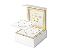 osiuujkw Elegante de acero inoxidable con cierre DIY, regalo para parejas, crea recuerdos juntos, permanente de diario, pulseras para San Valentín, Oro, 12x12x5cm