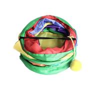 osiuujkw Escondite interactivo para conejitos, hámsters, gatitos, juguetes con tubos plegables para la diversión de animales pequeños, juguetes de actividades para animales pequeños, túnel juegos para