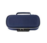 osiuujkw Estuche de Seguridad portátil de hojalata Compacto con Cerradura de código, Estuche de Seguridad de Tela con Cerradura de contraseña, Estuche de lápices de Gran Capacidad, B