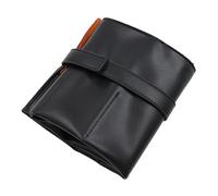 osiuujkw Estuche enrollable para relojes con 6 ranuras, estilo retro, ideal para viajes. Funda protectora excepcional. Bolsa enrollable para guardar relojes para hombres y mujeres.